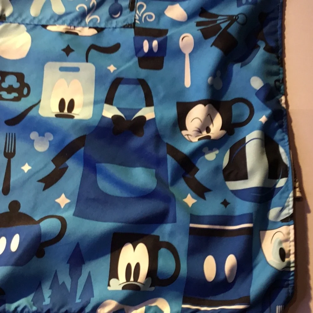 Disney Parks Mickey Mouse Adult Blue Kitchen Apron - Picture 9 of 14